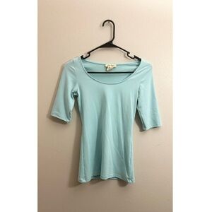 5/$20 MUST BUNDLE Capella Apparel Light Blue Women's Top